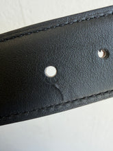 Load image into Gallery viewer, Hermes - H au Carre Epsom Reversible Leather belt - Taupe/Black w Silver Hardware  - 95 -  RRP$1520

