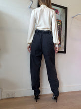 Load image into Gallery viewer, Isabel ETOILE Marant - Paperbag  Pants w Belt - Navy  - 38
