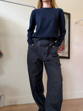 Load image into Gallery viewer, Isabel ETOILE Marant - Paperbag  Pants w Belt - Navy  - 38
