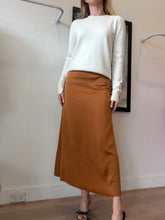 Load image into Gallery viewer, Vanessa Bruno - Bias Slip Skirt - Copper - 36
