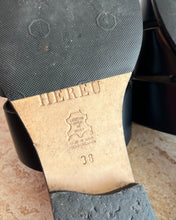 Load image into Gallery viewer, Hereu - Backless Loafer Slides - Black - 38
