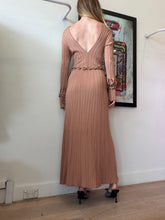 Load image into Gallery viewer, Dion Lee - Ribbed LS Dress w Braided Waist Detail - Rose - 10
