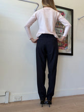 Load image into Gallery viewer, Zadig &amp; Voltaire - Sequin Detail Classic Pants - Navy - 40
