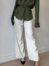 Load image into Gallery viewer, Sezane - Wide Leg Suit Pants - Cream - 36
