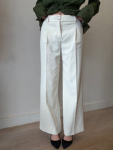 Load image into Gallery viewer, Sezane - Wide Leg Suit Pants - Cream - 36
