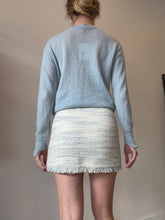 Load image into Gallery viewer, Sandro - Tweed Mini Skirt - Blue - 34
