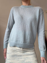 Load image into Gallery viewer, Max Mara Leisure - LS Lightweight Knit Jumper - Steel Blue - S
