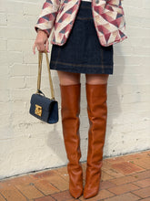 Load image into Gallery viewer, Kivari - Mini Skirt - Dark Denim - 12
