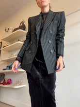 Load image into Gallery viewer, Alex Perry - Wool Double Breasted Blazer - Pinstripe - 10 - NWT
