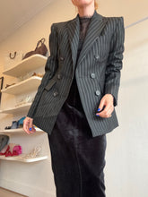 Load image into Gallery viewer, Alex Perry - Wool Double Breasted Blazer - Pinstripe - 10 - NWT
