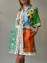 Load image into Gallery viewer, Alemais - Rummy Shirt Mini Dress w Belt  - Multi - 10
