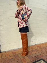 Load image into Gallery viewer, Saint Laurent - Niki Leather Thigh High Boots - Brown - 40
