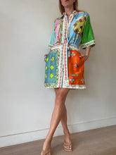 Load image into Gallery viewer, Alemais - Rummy Shirt Mini Dress w Belt  - Multi - 10
