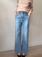 Load image into Gallery viewer, Zimmermann - Wide Leg Button Fly Jeans - Mid Denim - 28
