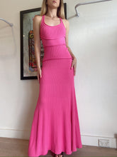 Load image into Gallery viewer, Acler - Greenwood Ribbed Midi dress - Pink - 10
