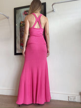 Load image into Gallery viewer, Acler - Greenwood Ribbed Midi dress - Pink - 10
