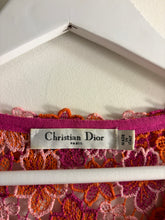 Load image into Gallery viewer, Christian Dior - Floral Guipure Lace/Crochet Mini Dress - Pink &amp; Orange  -38
