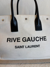 Load image into Gallery viewer, Saint Laurent - Rive Gauche Canvas Tote Bag - Beige - M
