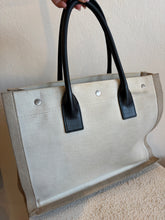 Load image into Gallery viewer, Saint Laurent - Rive Gauche Canvas Tote Bag - Beige - M
