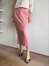 Load image into Gallery viewer, Alex Perry - Pencil Skirt w Back Slit - Rose - 10
