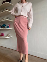 Load image into Gallery viewer, Alex Perry - Pencil Skirt w Back Slit - Rose - 10
