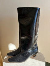 Load image into Gallery viewer, Alias Mae - Crawford Wide Leather Knee high Boots - Black Patent - 41

