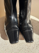 Load image into Gallery viewer, Alias Mae - Crawford Wide Leather Knee high Boots - Black Patent - 41
