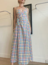 Load image into Gallery viewer, Petersyn - Wrap Dress - Check - XS
