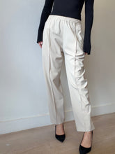 Load image into Gallery viewer, Joseph - Elastic Waist Crease Front Pants - Ecru - 40
