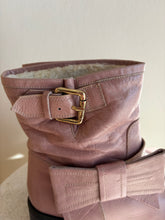 Load image into Gallery viewer, Red Valentino - Bow Accent Moto Boots - Blush Pink - 37.5
