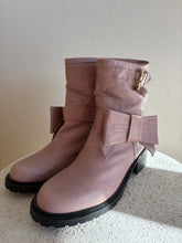 Load image into Gallery viewer, Red Valentino - Bow Accent Moto Boots - Blush Pink - 37.5
