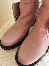 Load image into Gallery viewer, Red Valentino - Bow Accent Moto Boots - Blush Pink - 37.5
