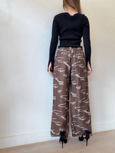 Load image into Gallery viewer, Viktoria &amp; Woods - Silk Pilot Logo Pants - Brown - 3
