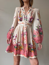 Load image into Gallery viewer, Label Cut Out - Zimmermann  - Tropicana Plunge Mini Dress - Pink - S - RRP$695
