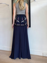 Load image into Gallery viewer, Sass &amp; Bide - High Waisted Skirt w Front Slit - Black - 36
