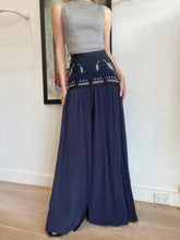 Load image into Gallery viewer, Sass &amp; Bide - High Waisted Skirt w Front Slit - Black - 36
