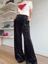 Load image into Gallery viewer, Alex Perry - Arden Wide Leg Velvet Pants - Black - 10 - NWT
