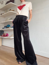 Load image into Gallery viewer, Alex Perry - Arden Wide Leg Velvet Pants - Black - 10 - NWT
