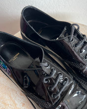 Load image into Gallery viewer, Saint Laurent - Lace Up Shoes - Black Patent  - 41

