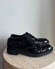 Load image into Gallery viewer, Saint Laurent - Lace Up Shoes - Black Patent  - 41
