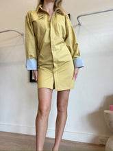 Load image into Gallery viewer, PE Nation - Shirt Dress - Mustard - XS/P
