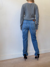 Load image into Gallery viewer, Anine Bing - Cotton Straight Leg Button Fly Jeans - Mid Denim - 26

