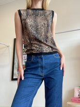 Load image into Gallery viewer, Giambattista Valli - Fine Knit Vest - Animal Print  - 42
