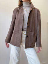 Load image into Gallery viewer, Massimo Dutti - Single Breasted Suede Jacket - Brown - S
