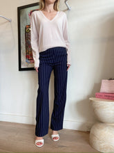 Load image into Gallery viewer, Camilla and Marc - Stripe Pants - Navy - 8
