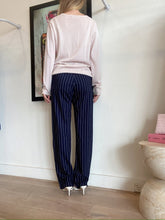 Load image into Gallery viewer, Camilla and Marc - Stripe Pants - Navy - 8
