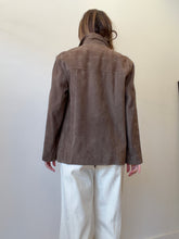 Load image into Gallery viewer, Massimo Dutti - Single Breasted Suede Jacket - Brown - S
