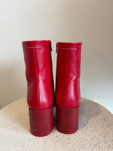 Load image into Gallery viewer, As New - MM6 by Maison Margiela - Anatomic 70mm Boots - Fiery Red - 39 - RRP$995
