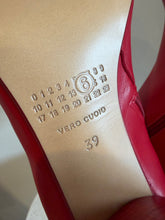 Load image into Gallery viewer, As New - MM6 by Maison Margiela - Anatomic 70mm Boots - Fiery Red - 39 - RRP$995
