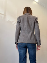 Load image into Gallery viewer, Theory -  Houndstooth Wool blend Blazer - Brown - 8 - RRP$800
